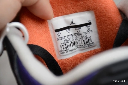 Hyperoad 3 BLACK PURPLE JORDAN RETRO - COURT 1112